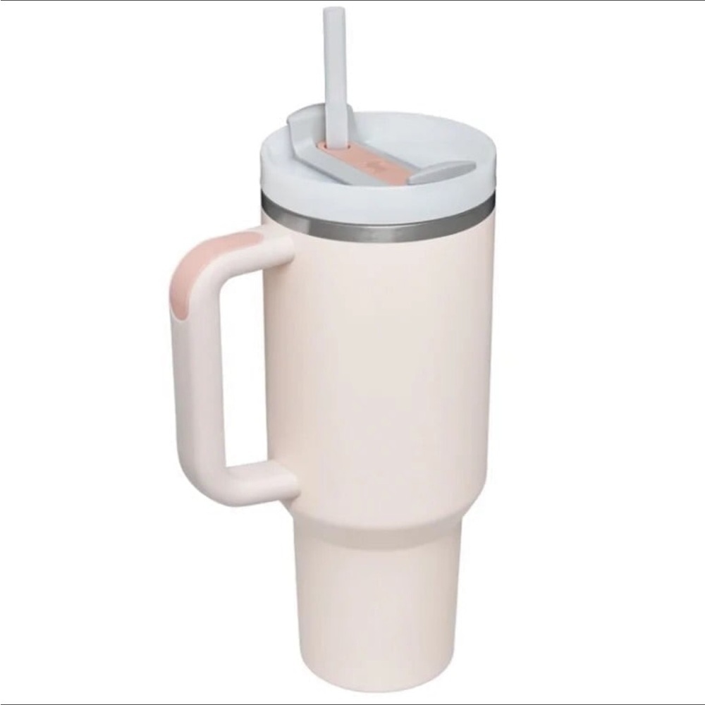Stanley 40 oz Stainless Steel H2.0 Flowstate Quencher Tumbler - Rose Quartz - Picture 4 of 8